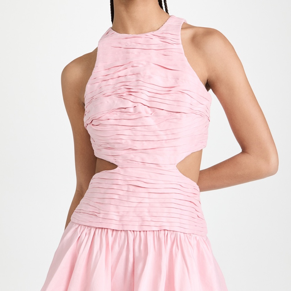 AJE Introspect Cut Out Mini Dress in Rose pink, AU12/US 8 - Picture 4 of 13